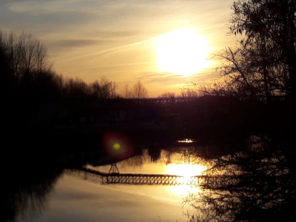 Crépuscule sur la Sèvre