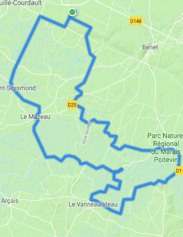 Parcours 42km dans le Marais